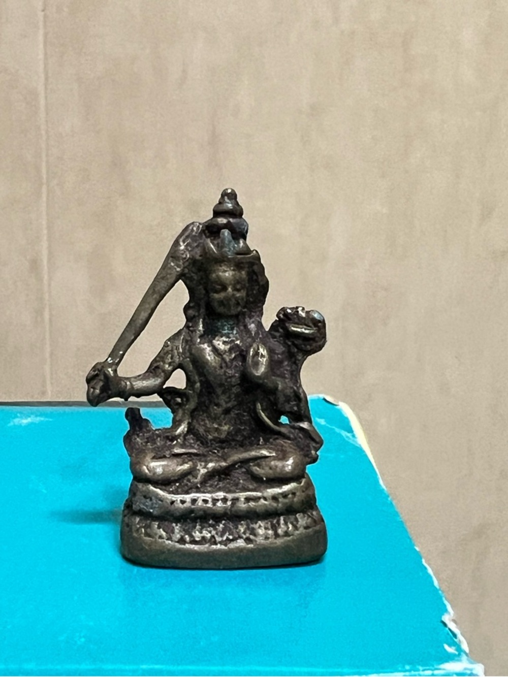 Chinese Tibet Buddha Bronze statue miniature - Picture 2 of 10